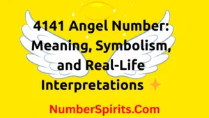 Read more about the article 4141 Angel Number: Meaning, Symbolism, and Real-Life Interpretations ✨