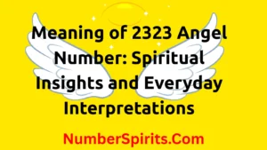 Read more about the article Unlocking the Meaning of 2323 Angel Number: Spiritual Insights and Everyday Interpretations